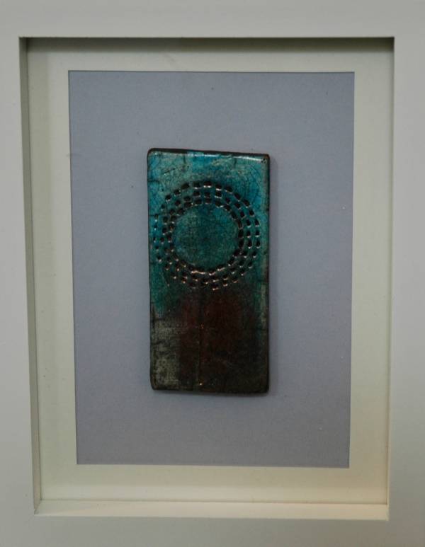 - a Ceramic by Jo Coffey, measuring 10 x 5 cm (H x W) framed at 22 x 17 cm £32